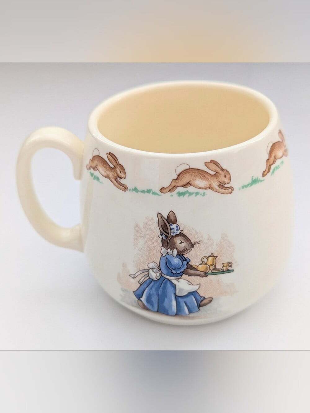 Royal Doulton Bunnykins Bone-China Pieces - 2 Bowls & 1 Cup - Picture 14 of 16
